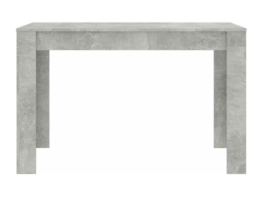 Concrete Grey Dining Table 120x60x76 cm Engineered Wood 45577XVYL