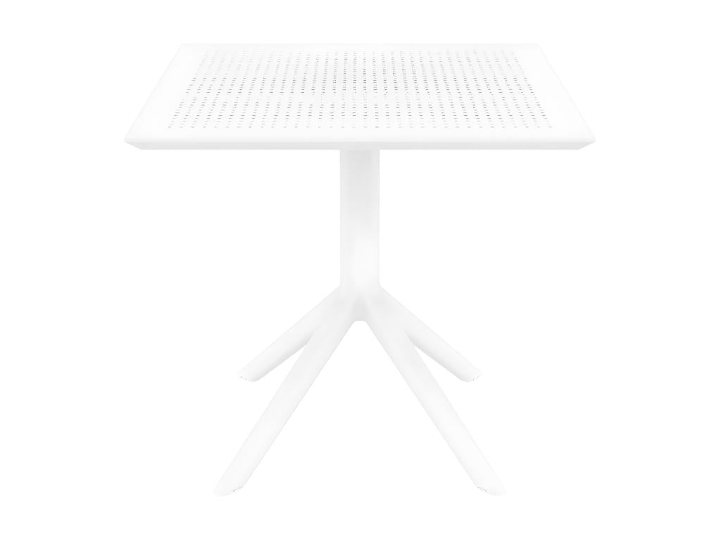 Garden side table - Bohometop - Plastic - 80x80cm - White - Sky 54900KOQB