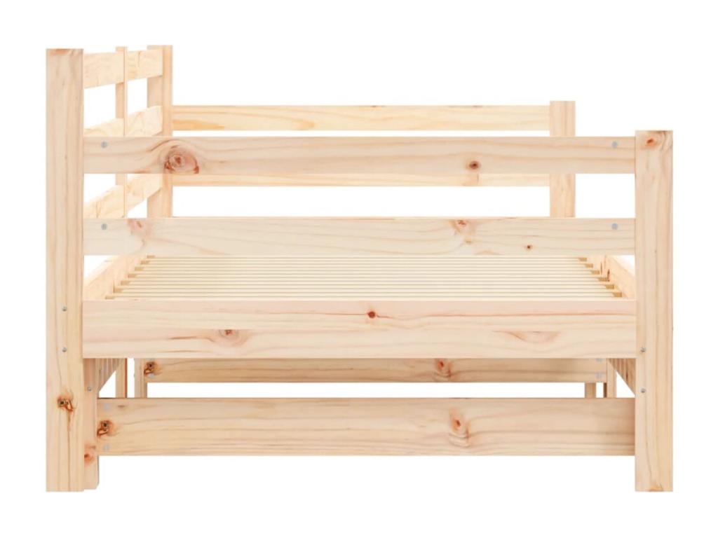 Daybed with pull-out bed 80x200 solid pine wood 31856IQDX