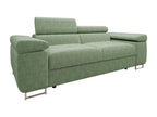 Bohometop 105 Green Sofa 198x102x70cm Upholstery Metal Legs 12816WQJJ