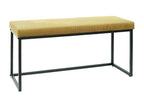Bohometop - Bench with Mustard Yellow Corduroy Seat 42989JXBH