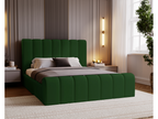 Bohometop Bed 160x200 Bohometop - Upholstered Bed with Storage Slatted Base Bohometop Adult Velvet Bed 160x200 - Green Bohometop 4311 14745OZFR
