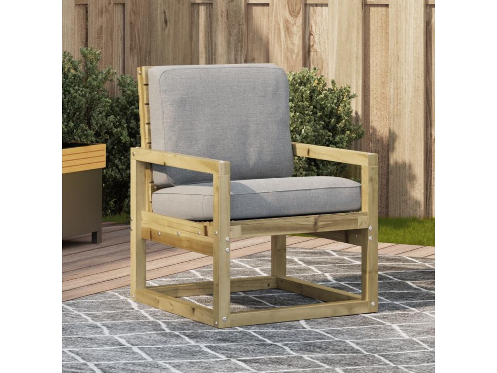 Garden chair 57.5x63x76 cm impregnated pine wood 18897NSJK