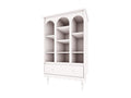 Bohometop 1-Drawer Bookcase, White, 94919KGVH