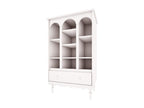 Bohometop 1-Drawer Bookcase, White, 94919KGVH