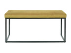 Bohometop - Bench with Mustard Yellow Corduroy Seat 42989JXBH