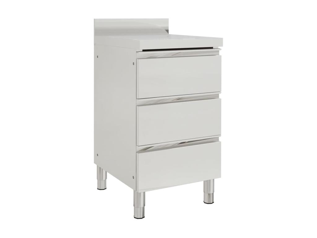 Set of 2 silver cabinets 50x60x95 cm 02 0000008 91621CGOM