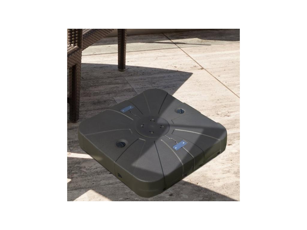 Bohometop offset parasol base, grey, 36679QIJM